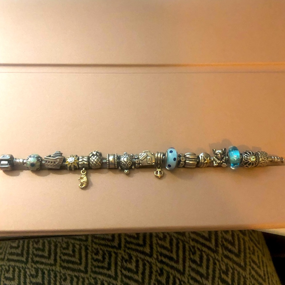 Authentic Completed Pandora bracelet